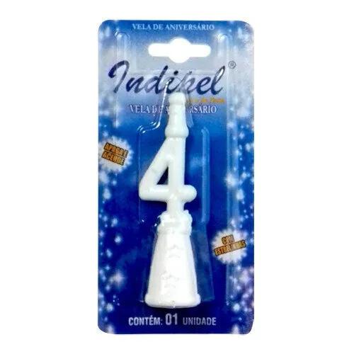 Vela Numerada Branca  Indipel  nº4