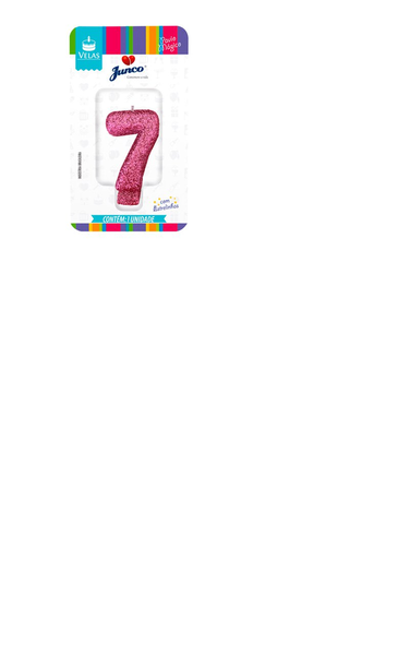 VELA ANIV JUNCO ROSA BEBE GLITTER N7
