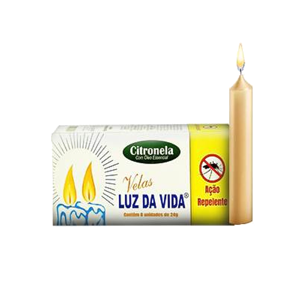VELAS VIDA LUZ CITRONELA C/8 Nº5 24G