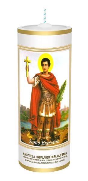 VELA MARIANA VOTIVA 320G SANTO EXPEDITO