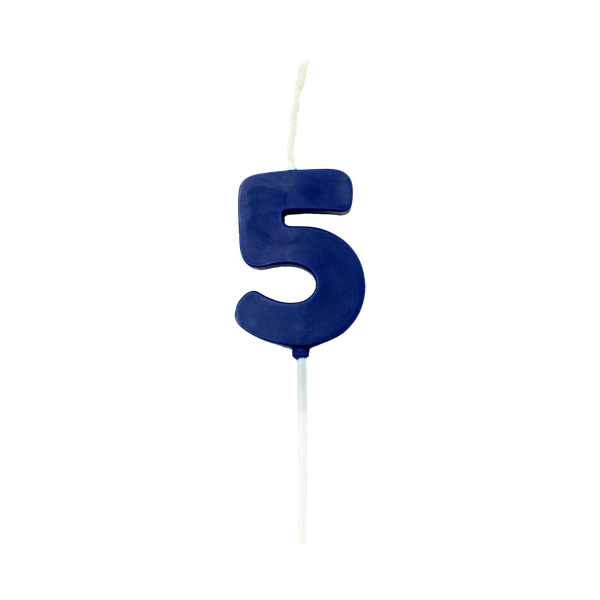 VELA PICK COLORS AZUL MARINHO NUMERO 5