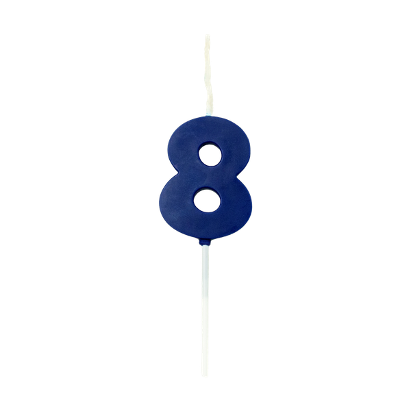 VELA PICK COLORS AZUL MARINHO NUMERO 8