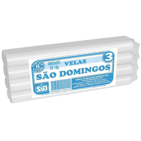 VELA SAO DOMINGOS N 3 ESPECIAL BRANCA