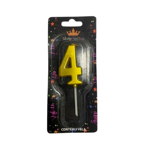 VELA SILVER PICK DOURADA Nº 4