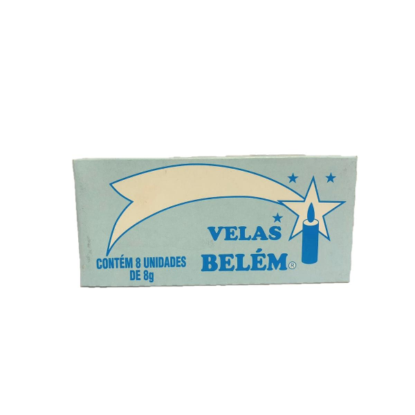 Vela Belém Caixinha 5F Com 8 unidades