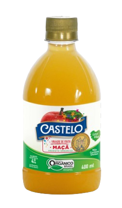 VINAGRE CASTELO ORGANICO 400ML FRUTA DE MACA