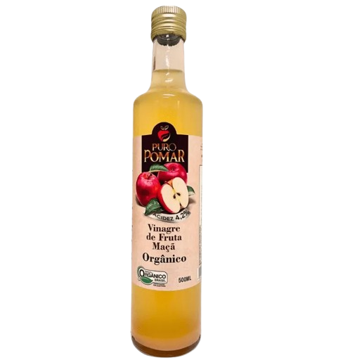 VINAG MACA PURO POMAR ORG 500ML  