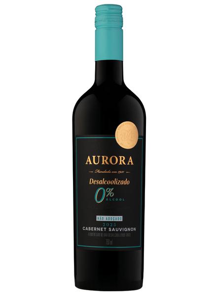 VINHO AURORA 750ML ZERO CABER SAUVG