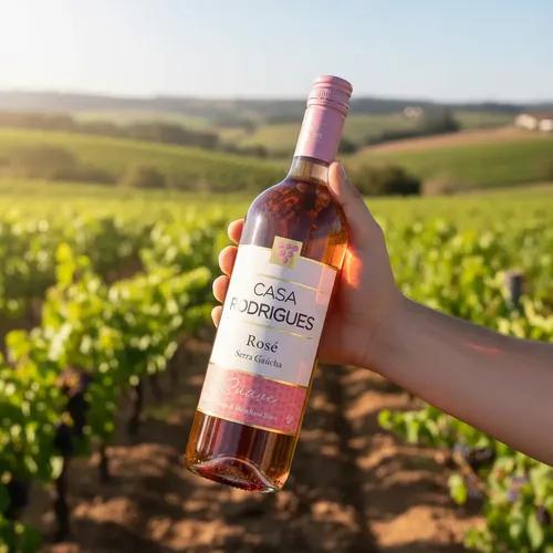 VINHO CASA RODRIGUES ROSE SUAVE 750ML