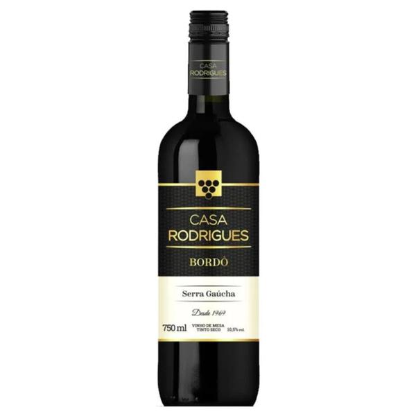 VINHO TINTO NAC SECO CASA RODRIGUES GF 750ml