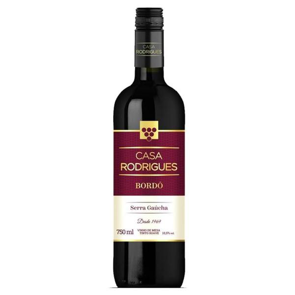 Vinho Casa Rodrigues Mesa Tinto Suave 750ml