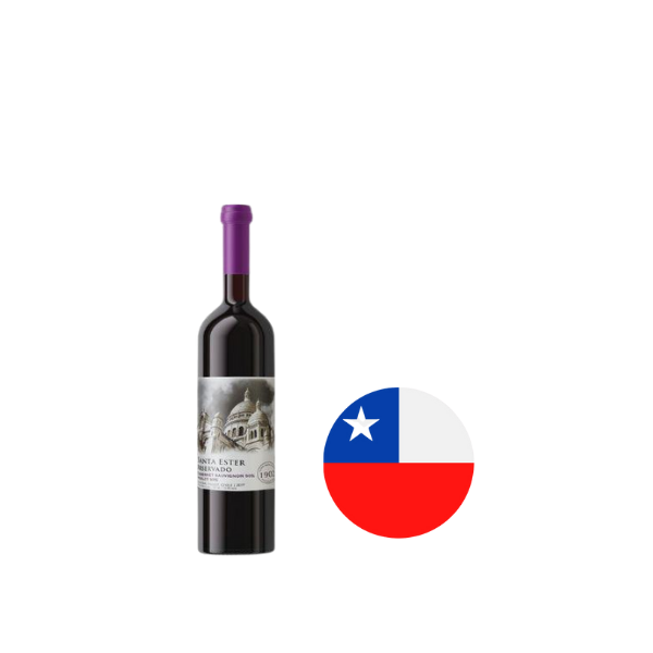 Vinho Chileno Tinto Reservado Santa Ester 750ml Merlot/Cabernet Sauvig