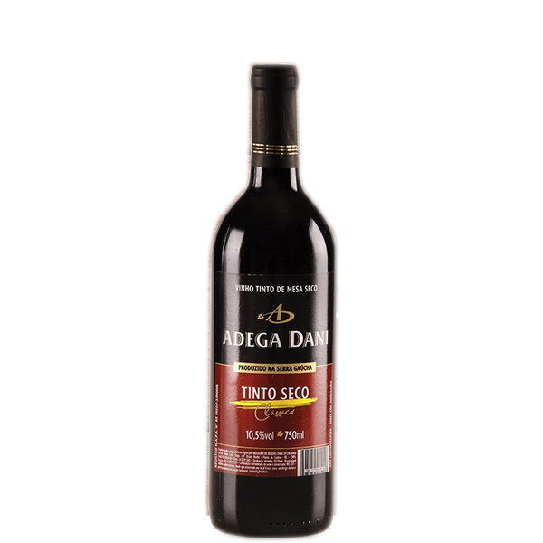 VINHO ADEGA DANI TINTO SECO 750ML