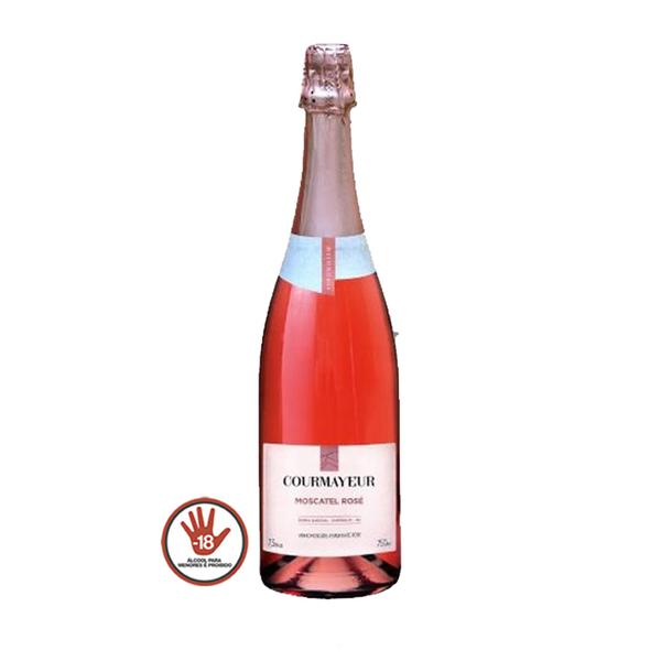 ESPUMANTE COURMAYEUR 750ML MOSCATEL ROSE