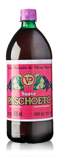 VINHO PASCHOETO PET ROSE SUAVE 880M