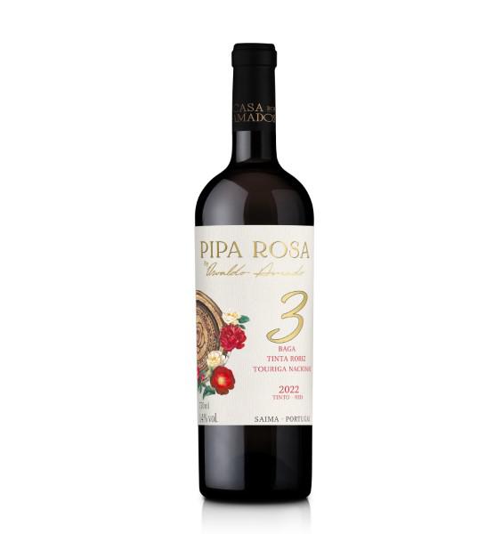 VINHO PIPA ROSA 750ML 3 BEIRA TINTO RED