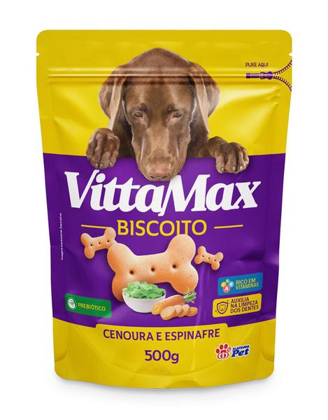 BISCOITO CAO CENOURA E ESPINAFRE VITTAMAX