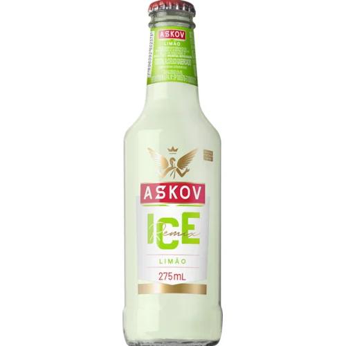 Vodka Askov Ice 275ml Limao C/6