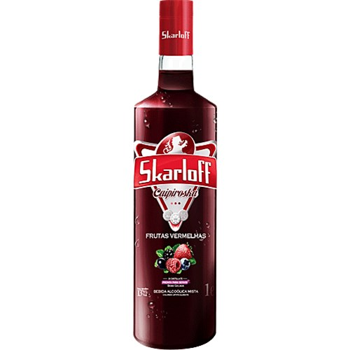 VODKA SKARLOFF FLAVORS FRUTAS VERMELHAS