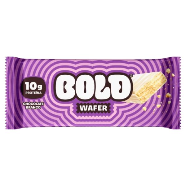 BARRA PROT.BOLD WAFER CHOCOLATE BRANCO 40G