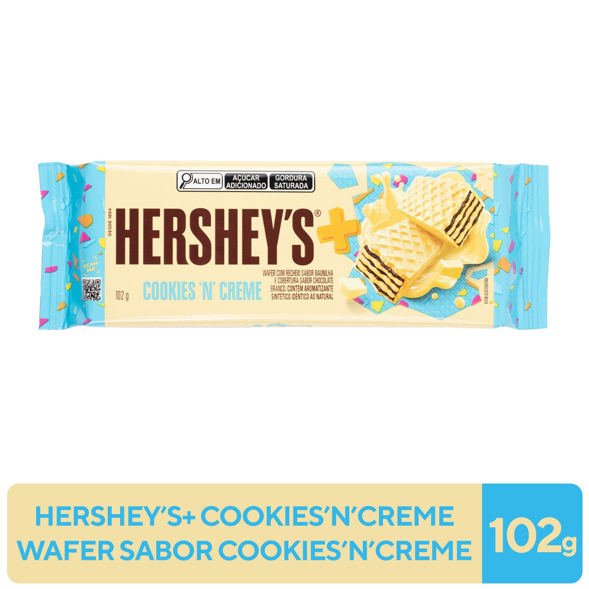 WAFER HERSHEYS MAIS COOK/CR 102G