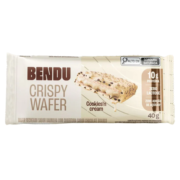 CRISPY WAFER COOKIES N CREAM 40G BENDU