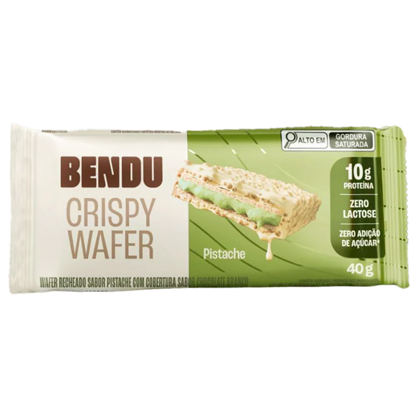 CRISPY WAFER PISTACHE 40G BENDU