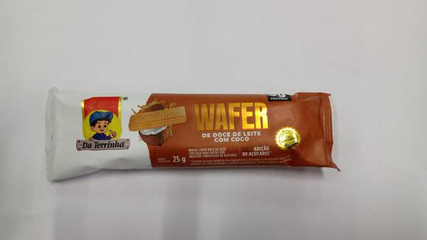 BARR WAFER TERR. 25G DOCE LEITE/COCO Z/A