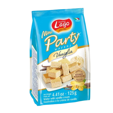 BISC LAGO WAFER MINI PARTY C/ RECH BAUNI