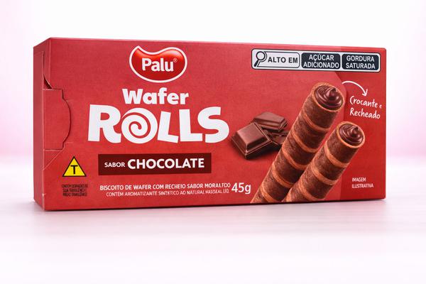 BISC WAFER ROLLS 45G CHOCOLATE
