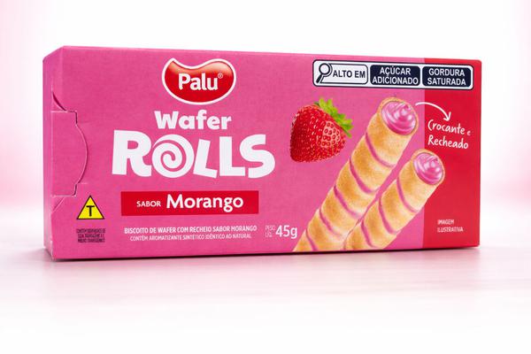 BISC WAFER ROLLS 45G MORANGO