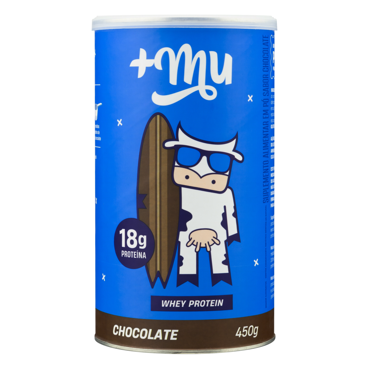 WHEY MAIS MU CHOCOLATE POTE 450G
