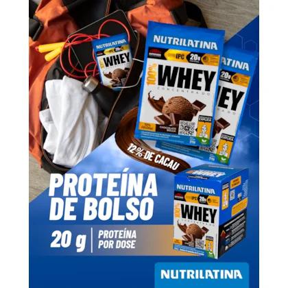 Whey Protein Concentrado Nutrilatina Sc 31g Chocolate Belga
