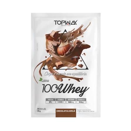 WHEY PROTEIN TOPWAY 35G CHOCOLATE E AVELA