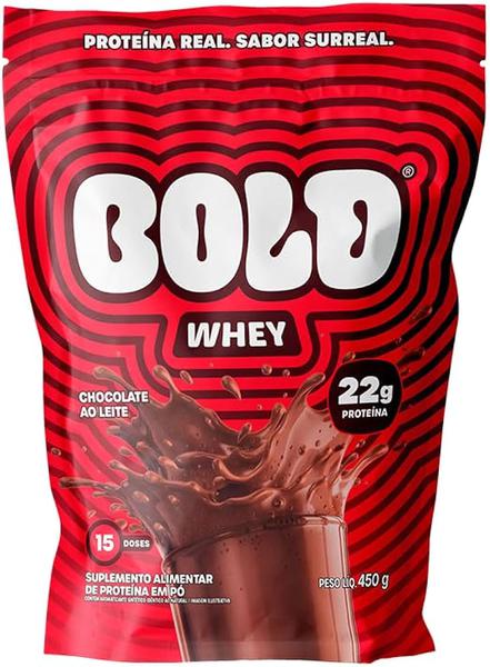 BOLD WHEY CHOC AO LEITE C/22G PROT 450G