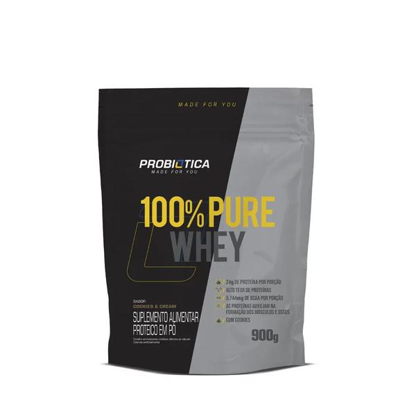 PROBIOTICA WHEY 100% PURE COOKIES&CREAM  REFIL 900G