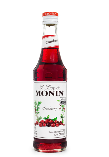 Xarope Francês Monin 330ml Cranberry