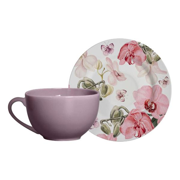 XICARA CHA 250 ML COLORIDO 