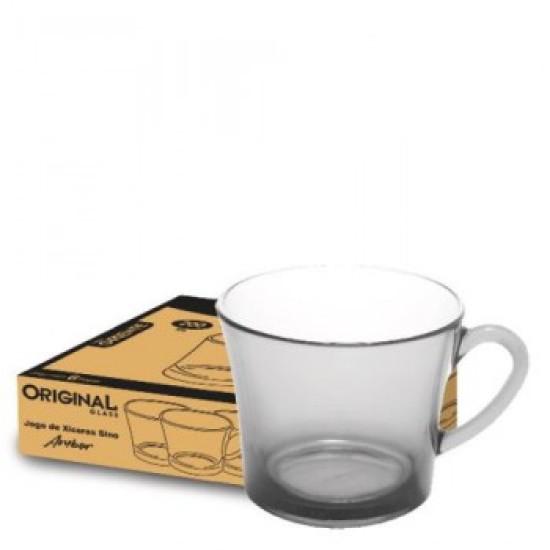 XICARA DE VIDRO 200ML CRYSTAL