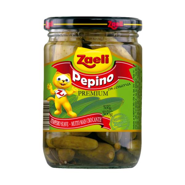 PEPINO CONS ZAELI 440G FATIADO AGRIDOCE