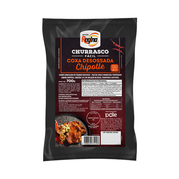 COXA REGINA DESOSSADA 700G SOBRECOXA