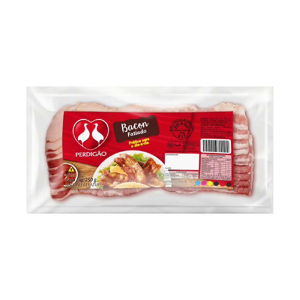 BACON FATIADO PERDIGAO DEFUMADO 250G
