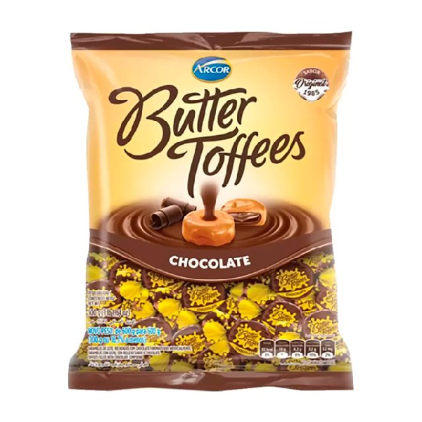 BALA  BUTTER TOFFEE CHOC 400GR