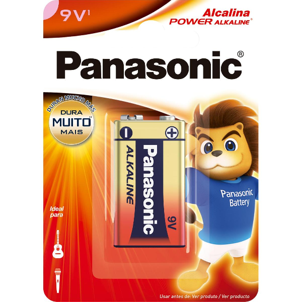 BATERIA PANASONIC POWER ALKALINE 9V