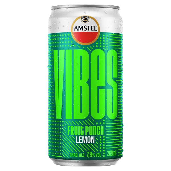 BEBIDA MISTA AMSTEL VIBES LEMON LATA 269ML