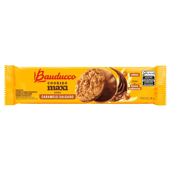 BISC COOKIES BAUDUCO MAXI CARAMELO SALG. 96G