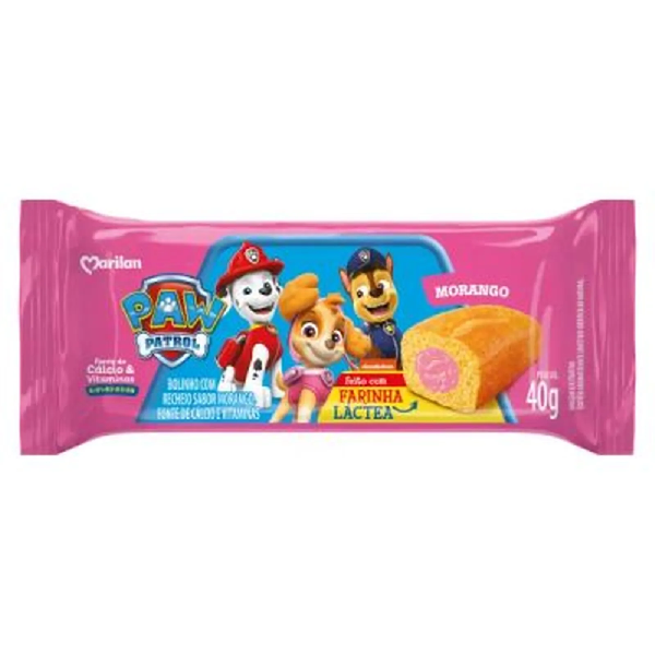BOLINHO MARILAN PATRULHA CANINA  MORANGO 40G