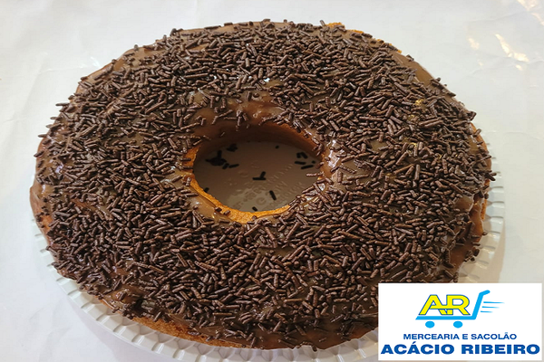 Bolo de Cenoura Com Cobertura de Chocolate450g