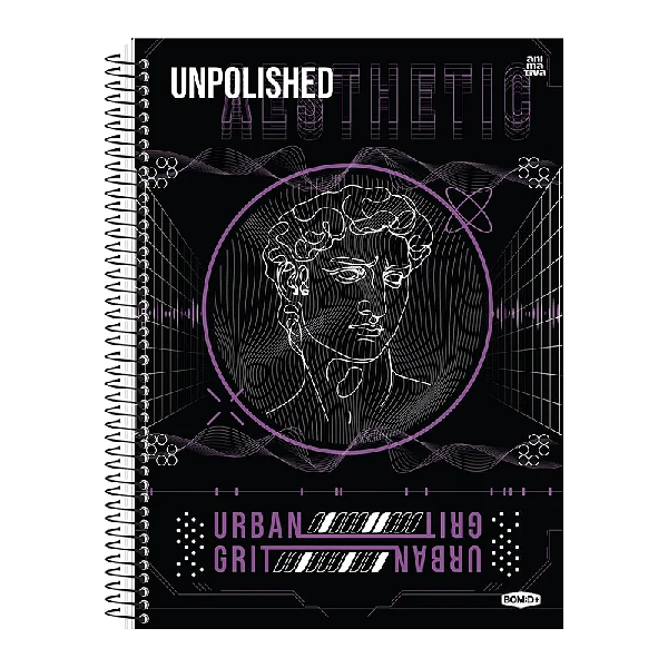 CADERNO UNIV. ANIMATIVA MASC  BOM+  240FLS 15M