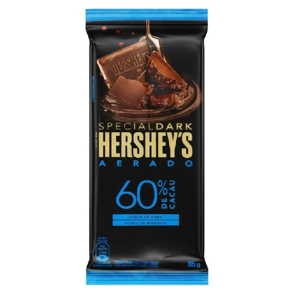 CHOC HERSHEYS AERADO 60% 85G